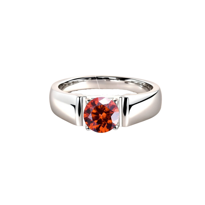 O9P Red Gem Unisex Ring