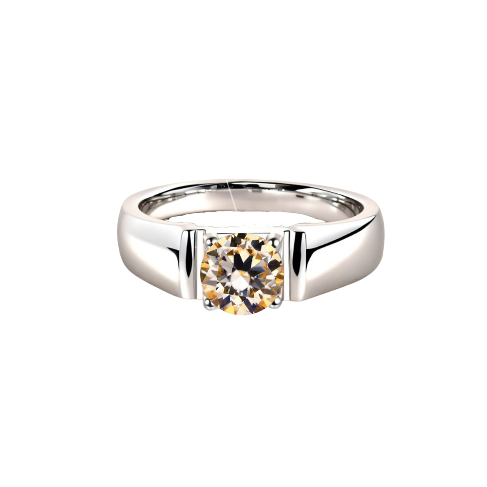 O9P Champagne Gem Unisex Ring